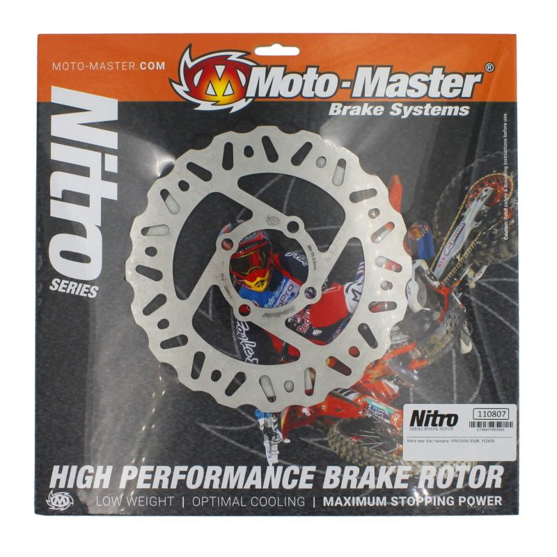 Disco Freno Floreado Trasero Nitro Series Motomaster Mm Yamaha Yfm