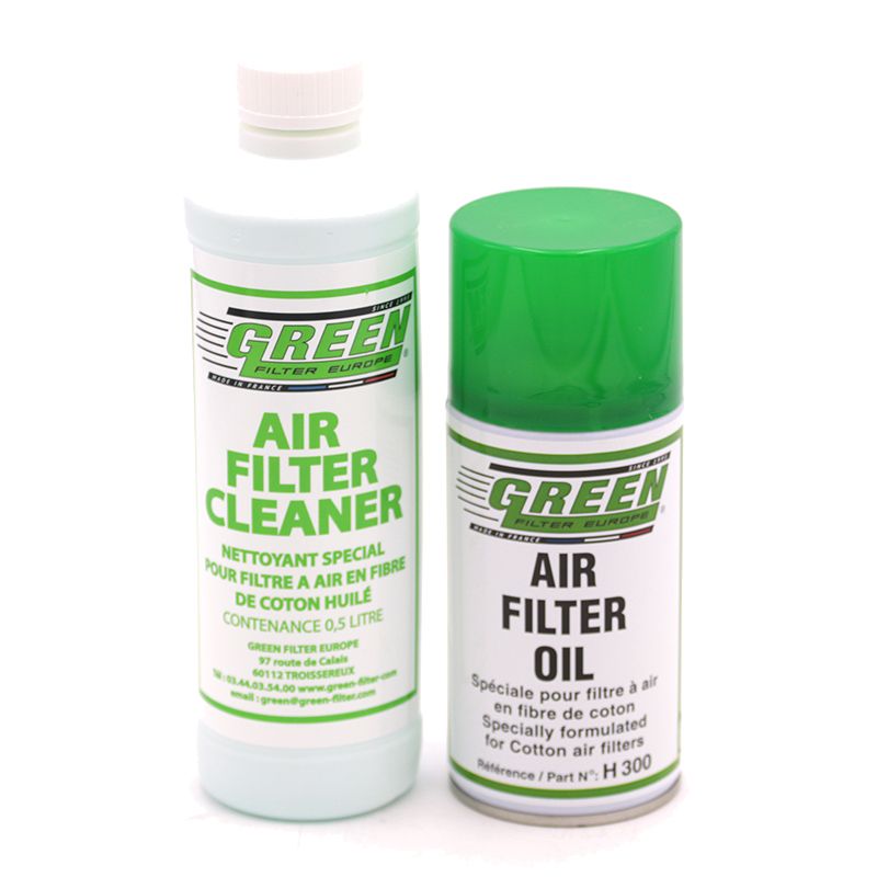 Kit limpiador y grasa para filtro de aire GREEN