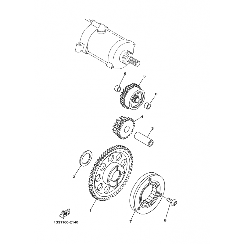 ENGRANAJES MOTOR ARRANQUE